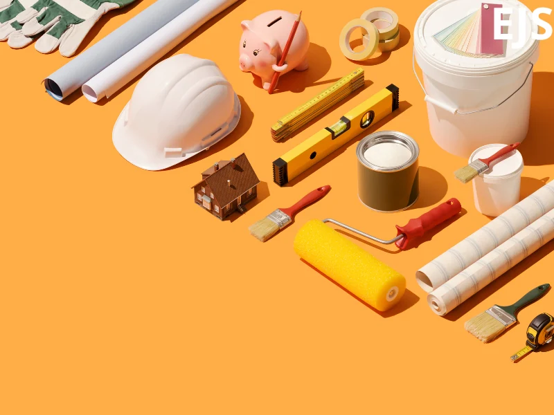 施工工具與物料示意